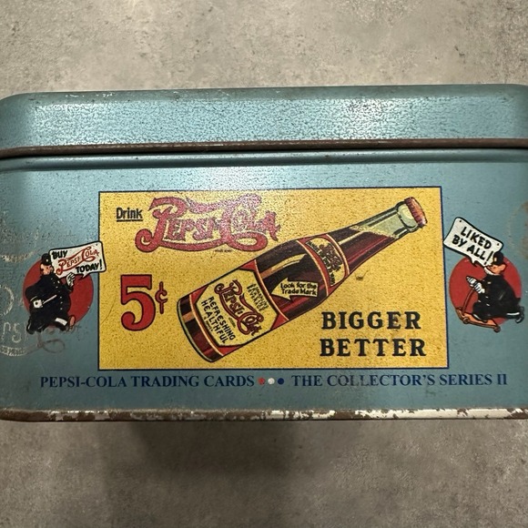 Vintage Pepsi Cola 288 Count Trading Cards The Collectors Series 11 With Tin Box - Picture 7 of 10